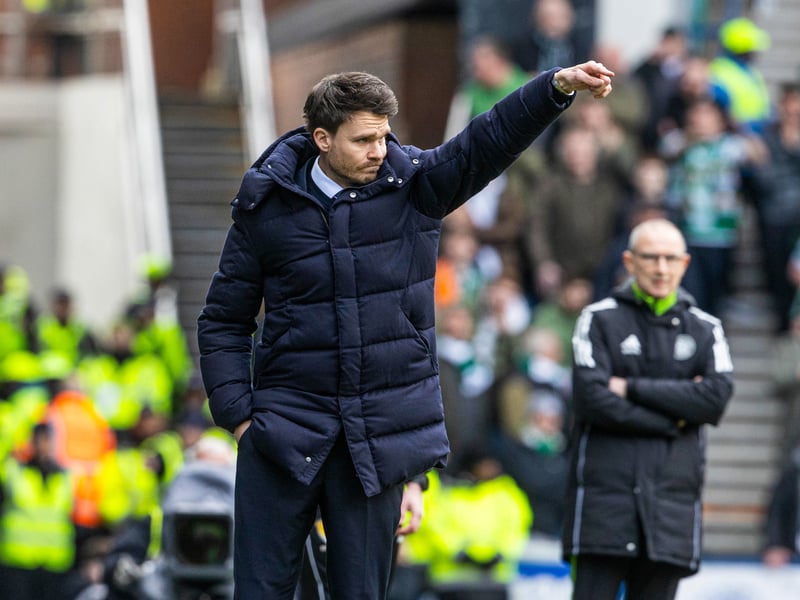 Tochi Chukwuani (on at half-time for Diomande and kept things tidy) - 6.
Djeidi Gassama (injected some creativity and speed to a lethargic Rangers attack) - 6.
Nedim Bajrami (late sub) - N/A.
James Tavernier (introduced in extra-time) - N/A.
John Souttar (late sub in extra-time) - N/A.
Jayden Meghoma (made a good tackle Bernardo deep in extra-time) - N/A.