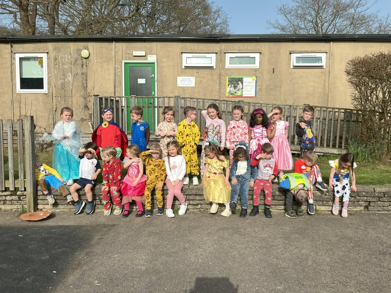 Rabbits class at Padnell Infant School look wonderful as they celebrate World Book Day.  