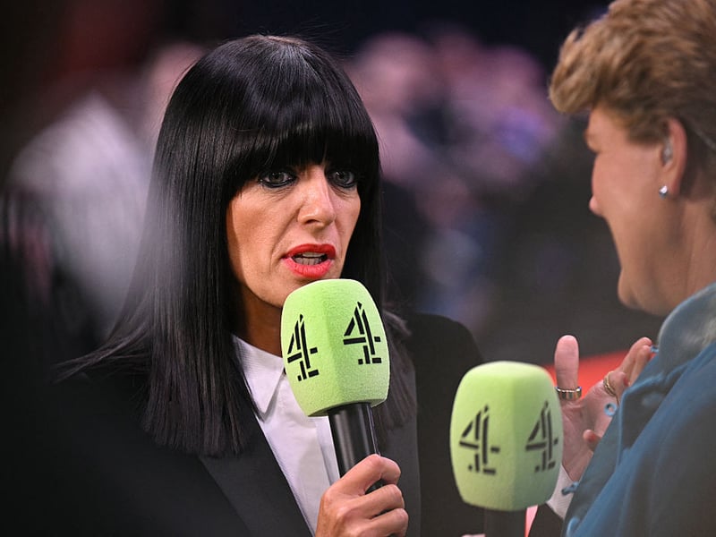 Claudia Winkleman was on presenting duties for Channel 4 during Crufts.