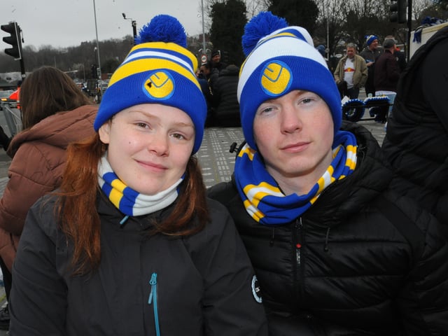Leeds United v Norwich City FA Cup sixth round   08-03-2026 pic Steve RidingBeth Boon of Halifax and Dylan Nelson of Pudsey