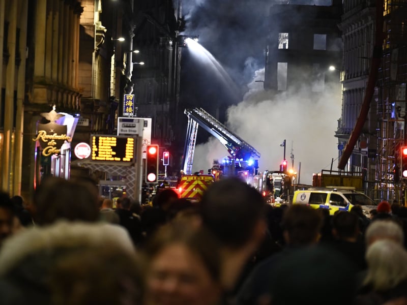 The alarm was raised at around 3.45pm on Sunday afternoon.