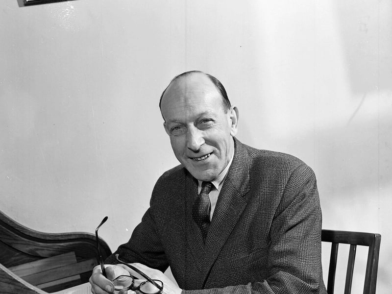 Mr Farquarson of Haymarket Garage in December 1962.