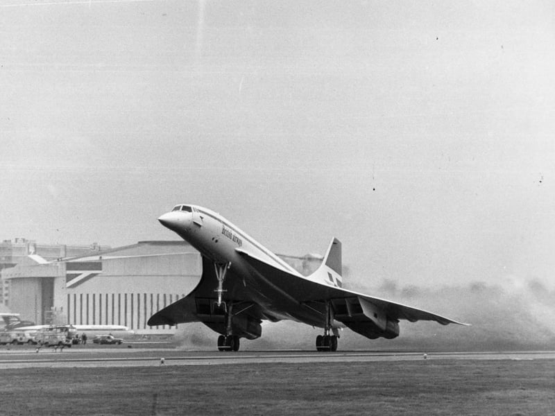 Concorde made its first commercial flight in January 1976, making supersonic flight a reality for ordinary passengers. OK, so it wasn't quite as exciting as the moon landing seven years earlier, but this was a breakthrough that, if you could afford the sky-high fares, you could be a part of yourself, and the UK was leading the way, with France.