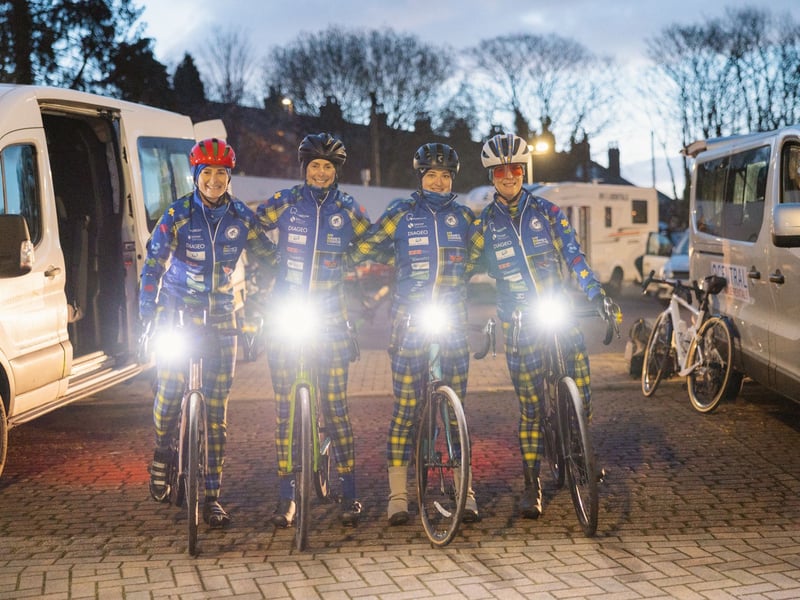The ride has already hit the £1m mark only two days after its start from Murrayfield earlier in the week.