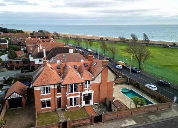 Take a look inside this mega Southsea home - which comes with a pool.