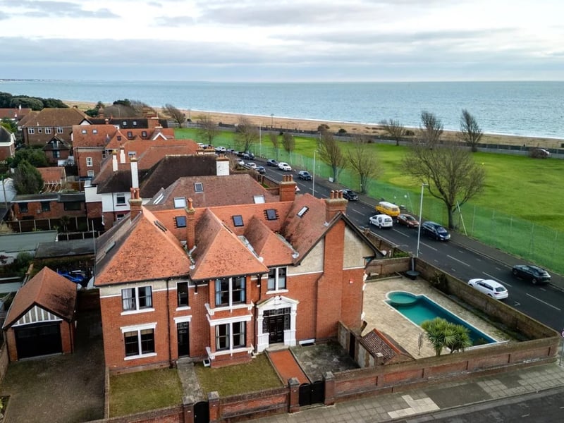 Take a look inside this mega Southsea home - which comes with a pool. 