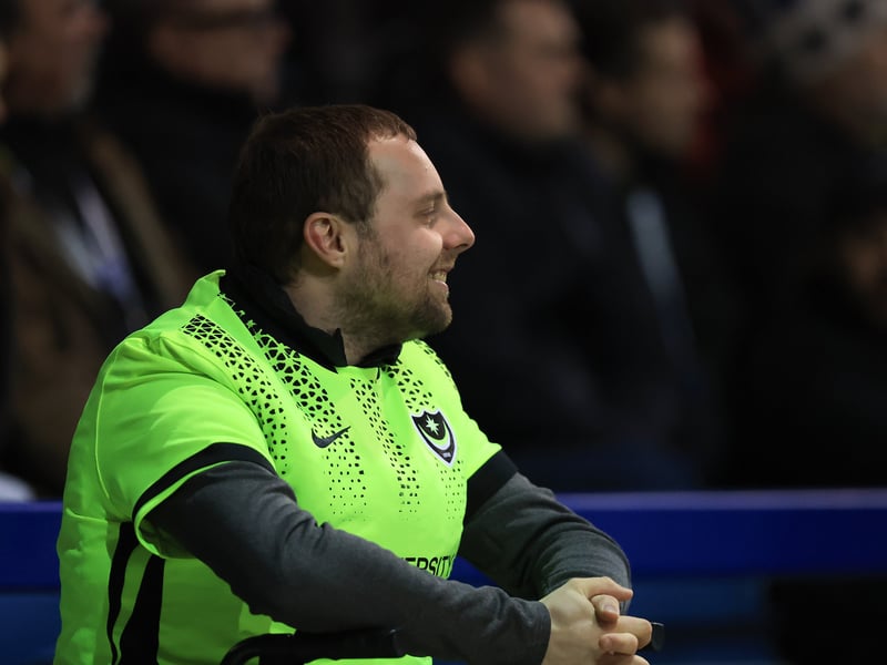 Brilliant pictures of Pompey fans backing Blues under Fratton lights against Swansea City.
