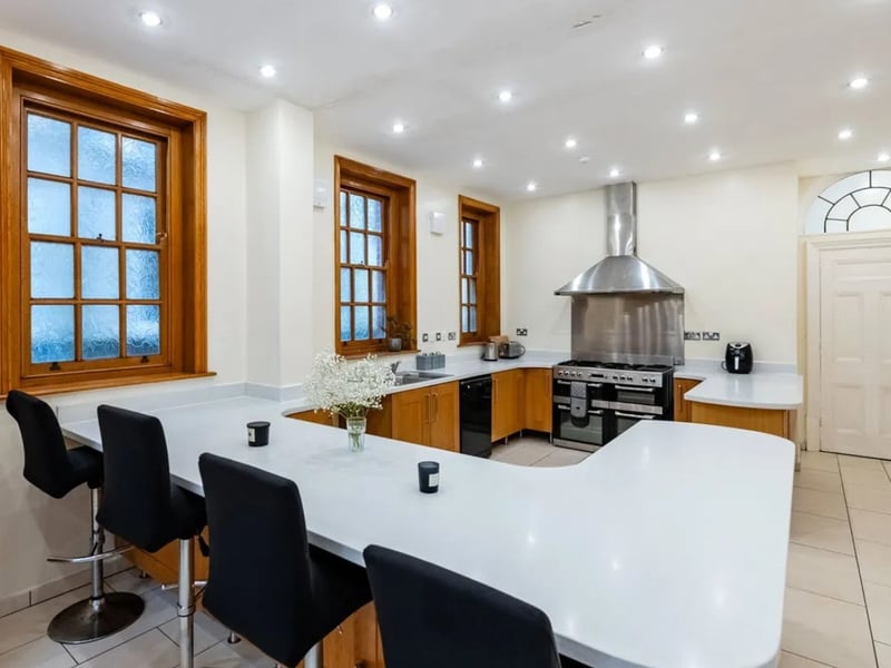 Take a look inside this mega Southsea home - which comes with a pool. 