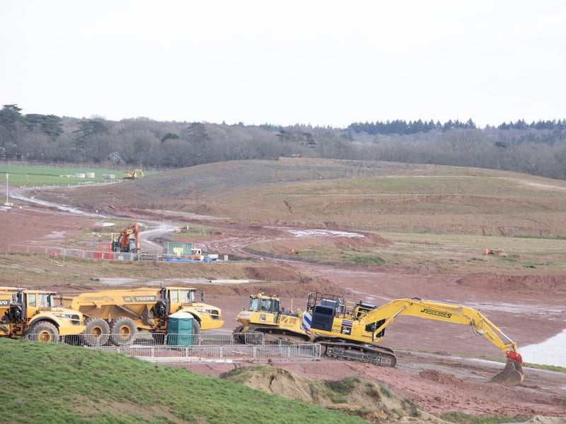 Ongoing works at Havant Thicket
Picture: Habibur Rahman