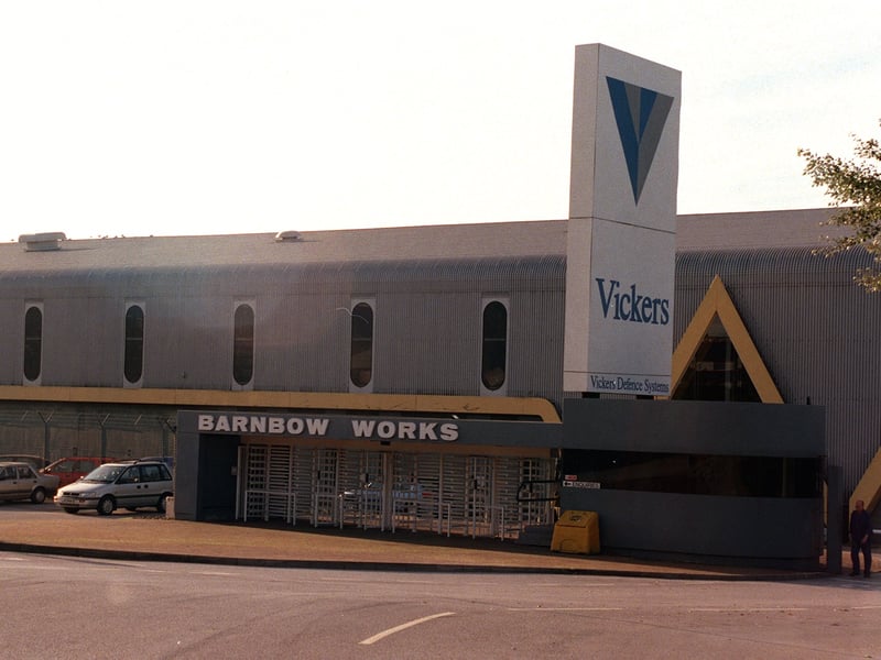Vickers announced the closure of its Barnbow Works factory in September 1998.