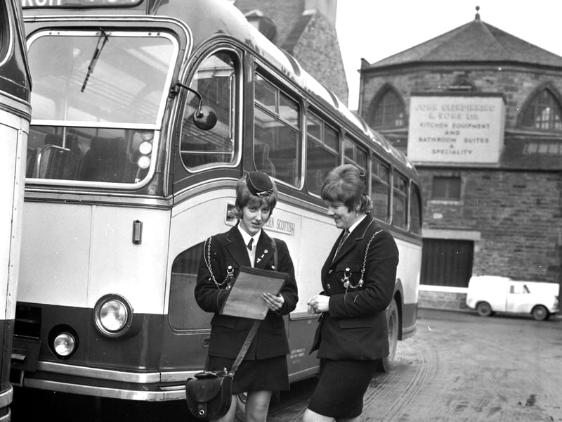 SMY conductors Marilyn Tomlison and Jean McKendrick in 1969