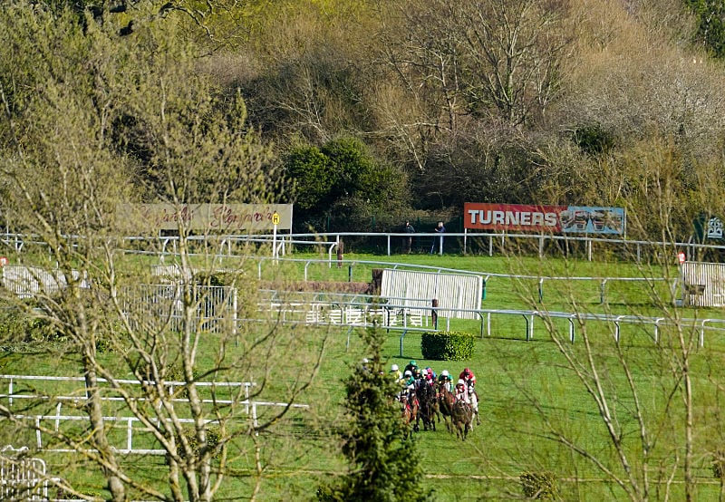 A view over the course during the Glenfarclas Cross Country Chase.
