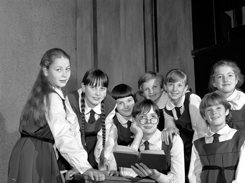 Edinburgh schoolgirls appear in The Prime of Miss Jean Brodie at the Royal Lyceum Theatre, Edinburgh, in October 1968