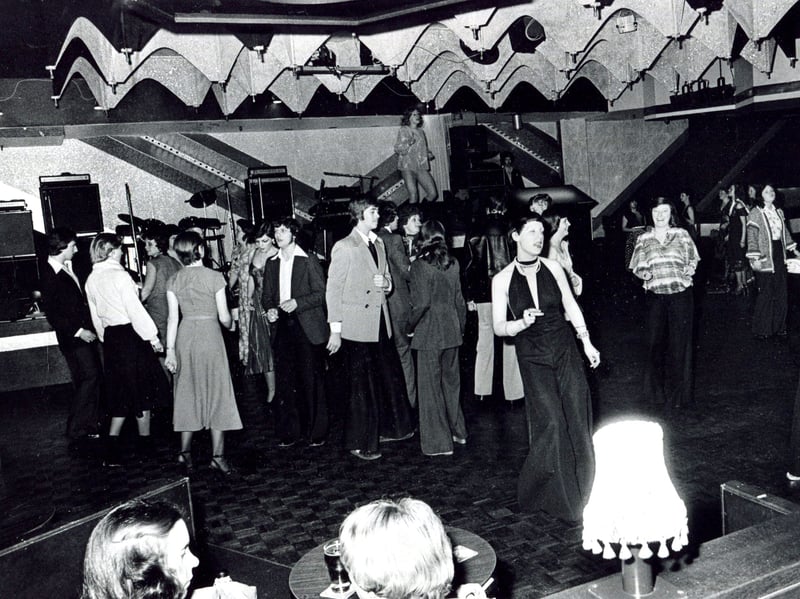 Baileys, on Bank Street, Sheffield, was a popular nightclub during the 70s. Clubbers are pictured on the dance floor there in this photo from March 1977.
