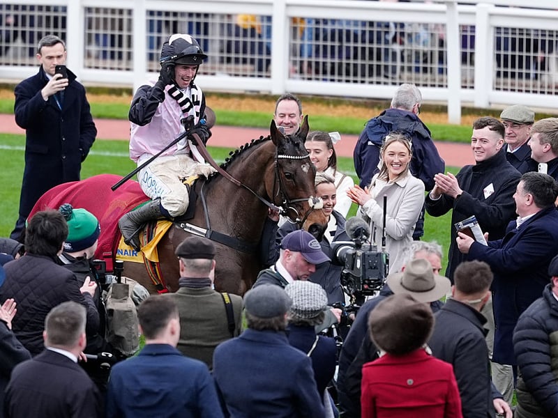 Darragh O'Keeffe returns after riding Heart Wood to victory in The Ryanair Chase.