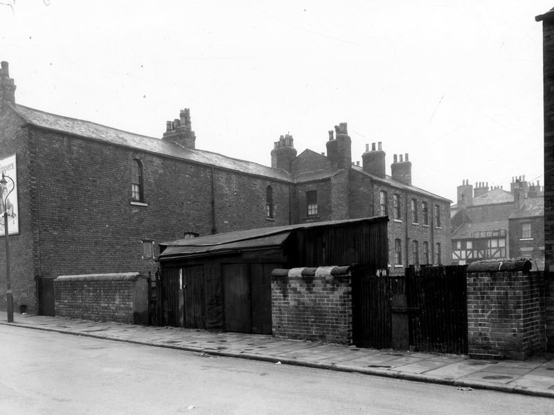 This photo from November 1959 is looking across Wordsworth Street to the area which lay behind property on Burley Road.