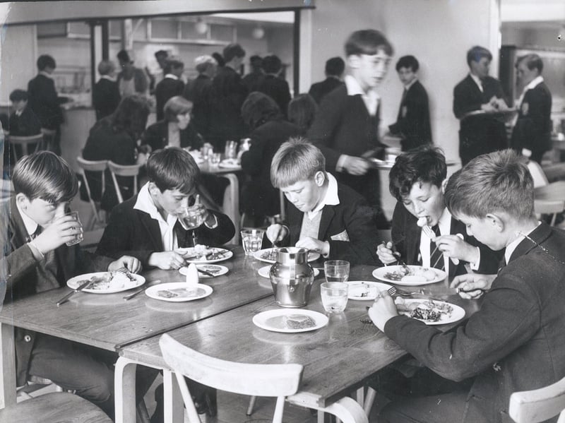 Many schoolchildren's favourite dessert in the 60s and 70s was chocolate concrete, also known as chocolate crunch, in a pool of pink custard. One person called it 'simply the best'.