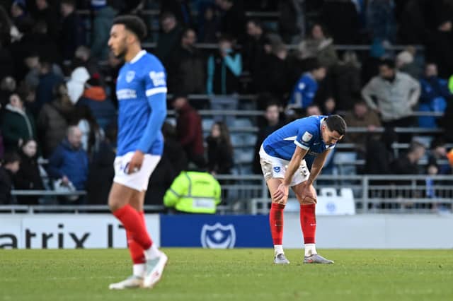 Where Pompey currently rank in the Championship 10-game form table.