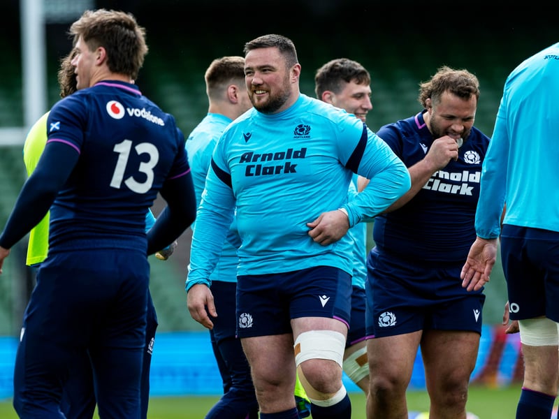 Prop Zander Fagerson returns to the Scotland first XV.