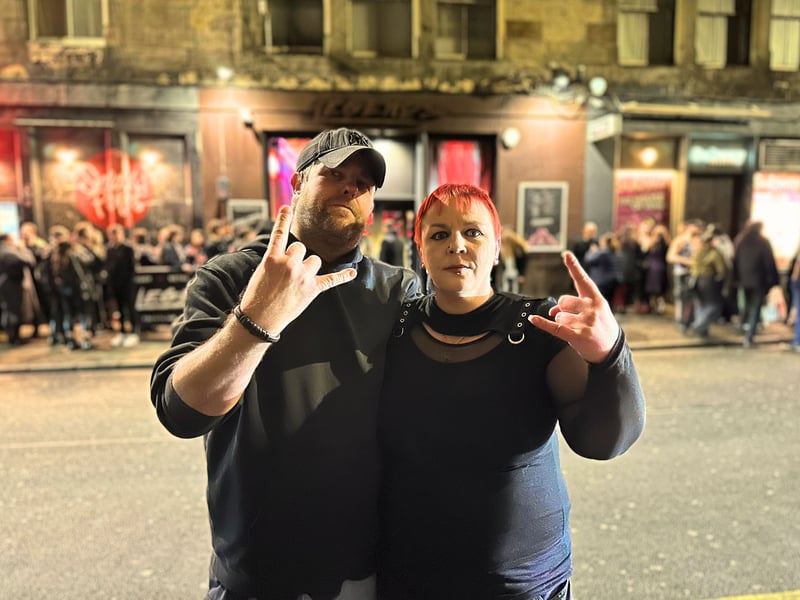 Locals Fi and Ry outside Legends on Friday. Fi has been coming to the venue for more than 20 years. She joined dozens of other longtime regulars on Friday night – many of whom have been coming for decades. 

