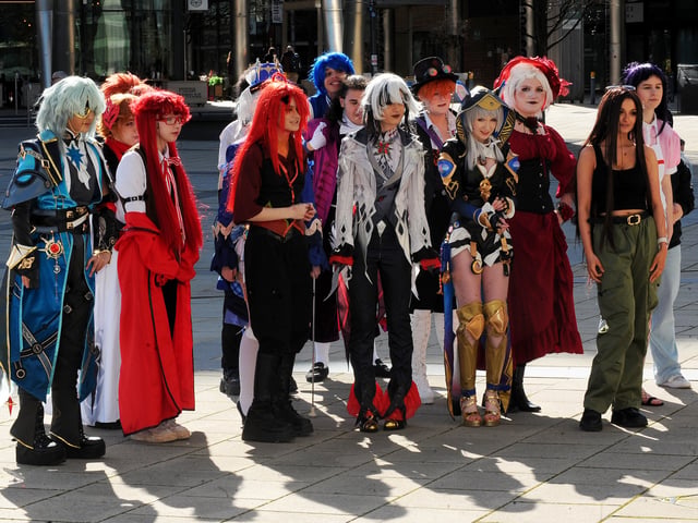 There was no shortage of visitors dressed as their favourite characters at comic-con.