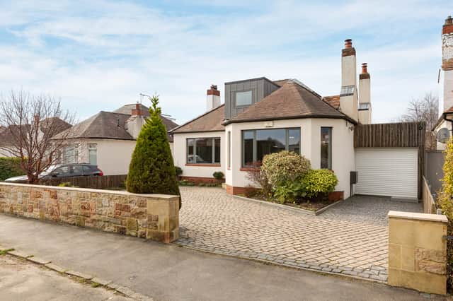 Craigmount Exceptional detached Edinburgh four-bedroom bungalow with striking rear ...