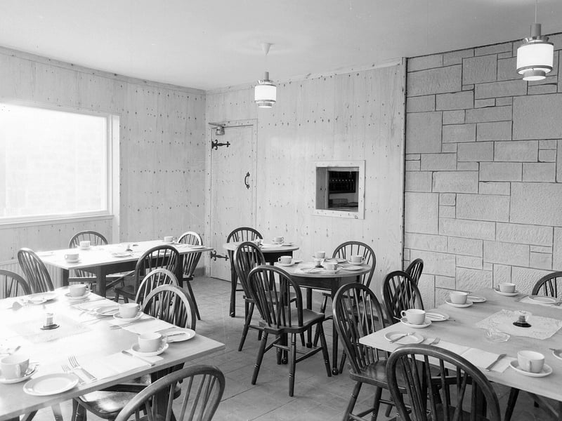 The dining room at Dalkeith's Motel Derry in March 1964.