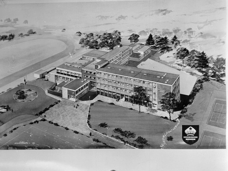 A plan of St David's RC School in Dalkeith in March 1964.
