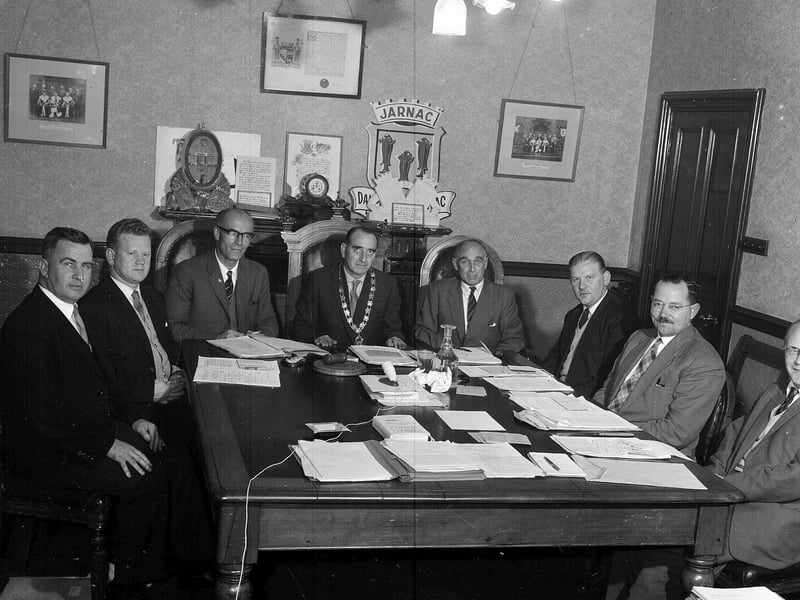 Dalkeith Town Council in session in November 1961.