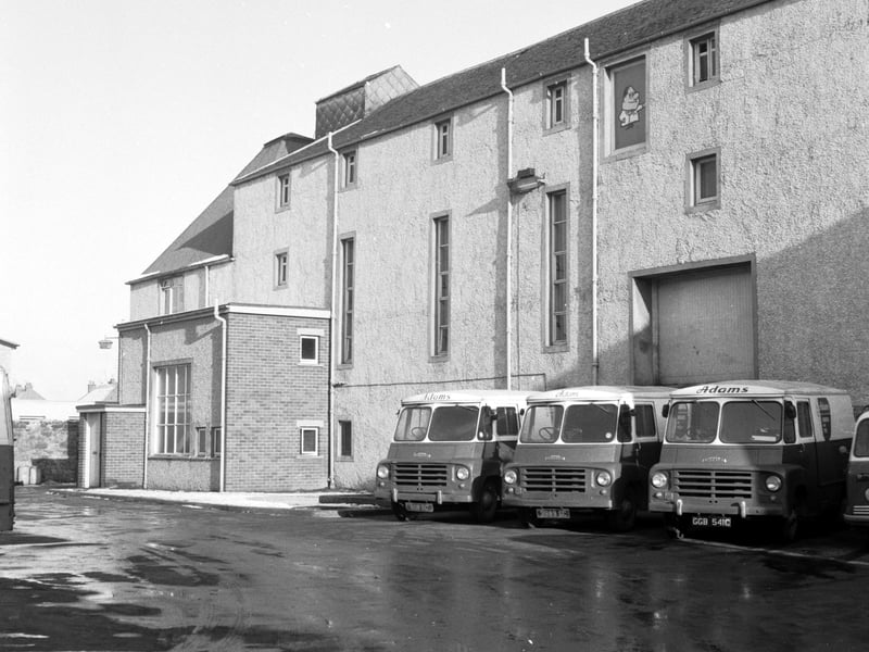 An exterior view of the Adams Sausage Factory in Dalkeith in February 1966.