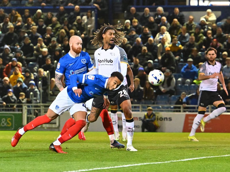 Was set to join Barnsley on loan, when Pompey's interest surfaced late in the window. Made a loan move to Fratton from Luton, with the attacker grabbing a goal from four starts and five sub appearances.