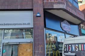The Brooklyn Deli sign which has gone up on Furnival Gate. Photo: National World