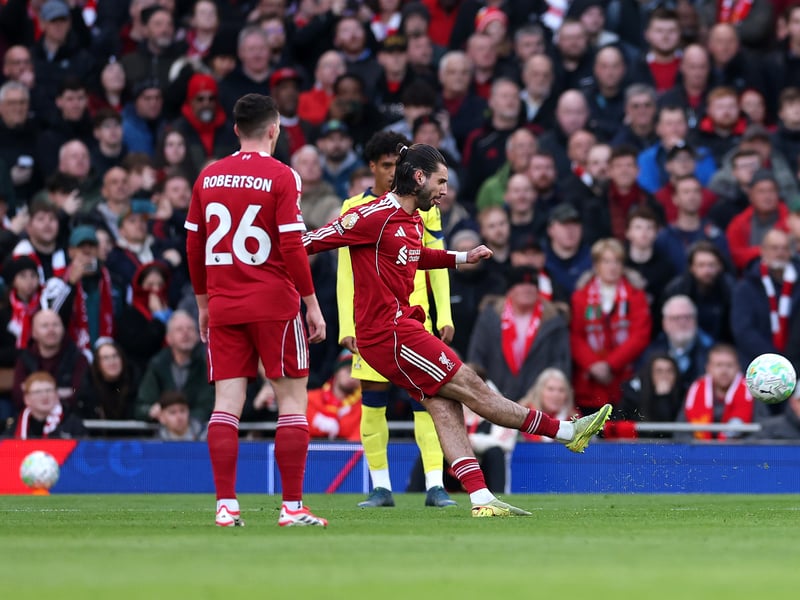 Deeney said: "You have to say that free-kick was special, even though it wasn't the result Liverpool would have wanted in the end. He plays at right-back like he has played there his whole life. Very comfortable, offered a lot going forward, and was clearly the best player on the pitch."