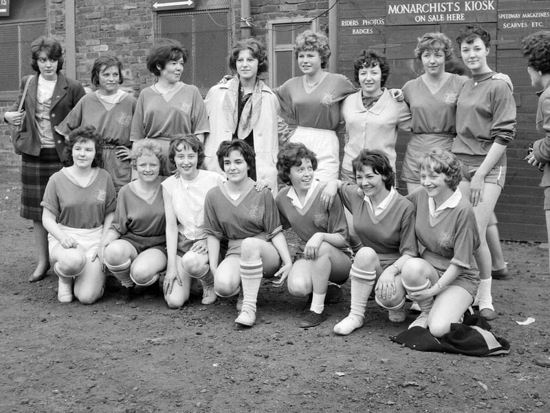 The North Merchiston ladies football team in May 1962.
