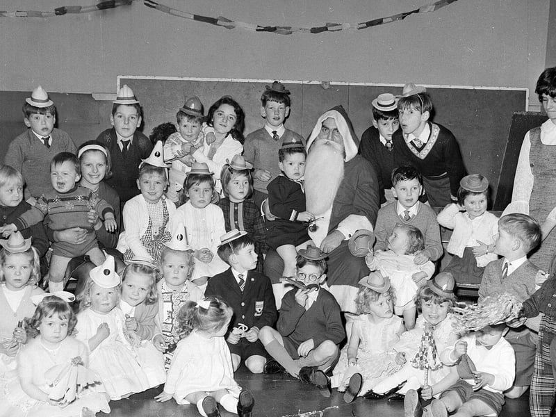 J Lyons & Co Ltd's Christmas party at the North Merchiston Club Rooms in December 1964.