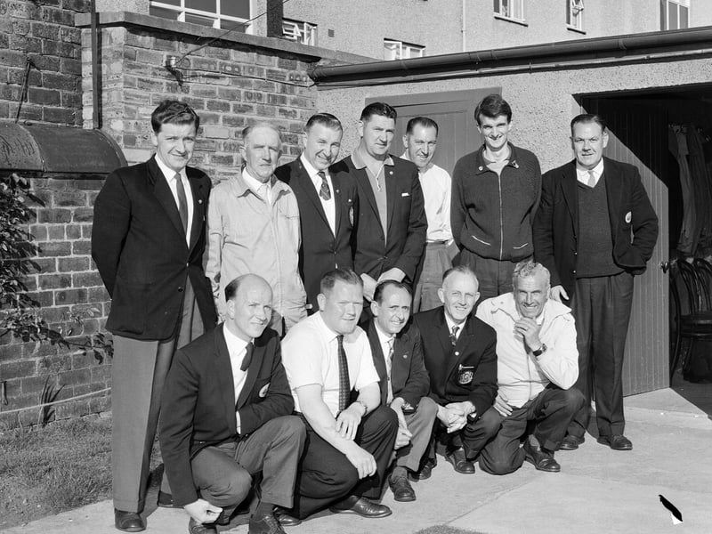 Merchiston Bowling Team in June 1965.