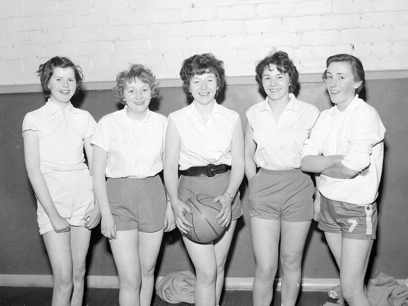 North Merchiston Ladies Basketball Team in January 1963.