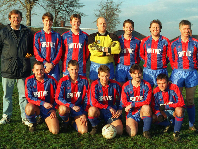 Division 1 team Upper Armley Old Boys pictured in November 1995. Back row, from left are Dave Surtees, manager, Fraser McKimmie, Matthew Surtees, Martyn Trueman, Steve Waterton, John Plowright and Phil Trueman. Front row, from left, are Brian Cliffe, Mark Carter, Glen Chapman, Maurice Whelan and Phil Worth.