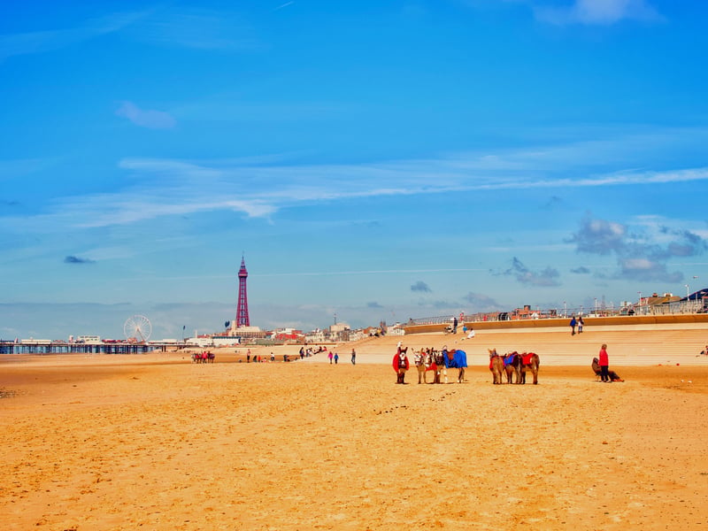 Blackpool's beach is a popular choice for locals and tourists alike, with lovely sand and three fabulous piers.