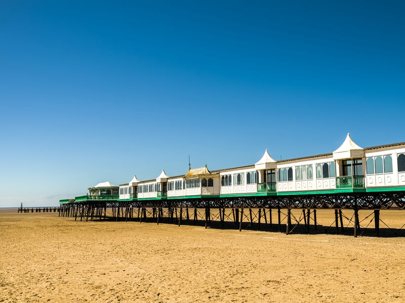 St Annes seafront and beach features miles of open public land to explore. 