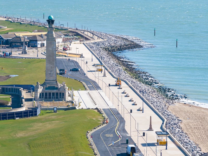 The new-look promenade in front of Southsea Common is almost complete. 
Picture:Marcin Jedrysiak