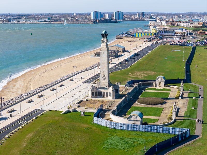 The new-look promenade in front of Southsea Common is almost complete. Pictures: The road in front of the Naval War Memorial is complete and the parking bays have been painted.
Picture:Marcin Jedrysiak