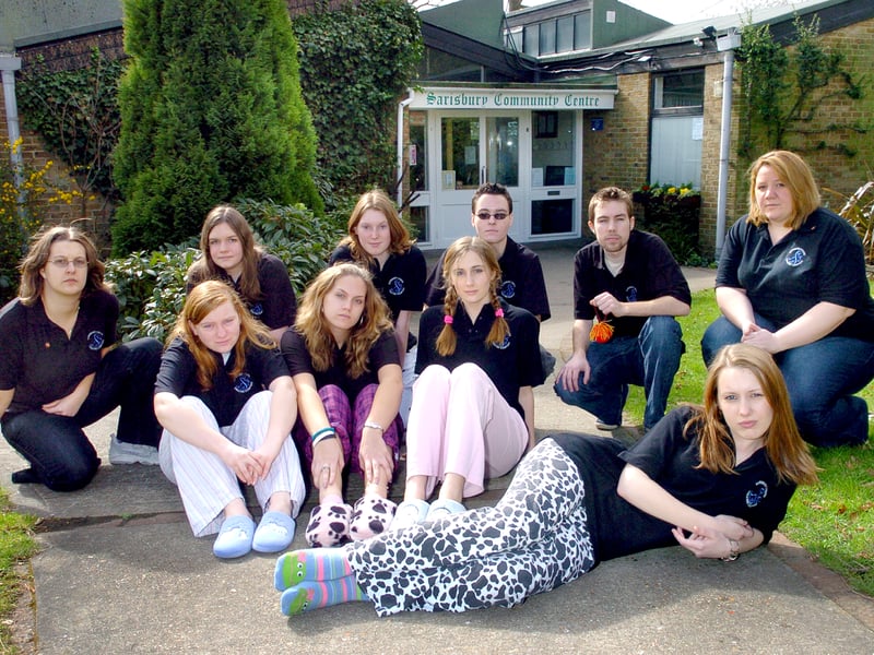 Sarisbury Youth Theatre Company members had a 24-hour sponsored "Stay Awake" at Sarisbury Community Centre, Sarisbury Green in 2005