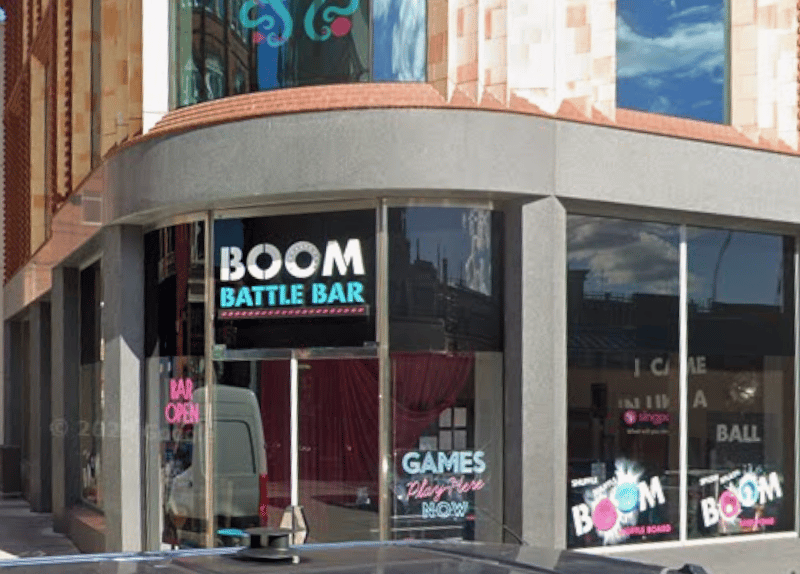 Boom Battle Bar in Victoria Gate has a 4.8* rating from 1,724 reviews. A Google reviewer said: “Great atmosphere!! Fantastic place to have loads of fun food and drinks. So much variety. Staff are lovely and friendly!! Would 100% recommend! We will definitely be coming back to Leeds to visit Boom Battle Bar again. Great place I recommend a visit.”