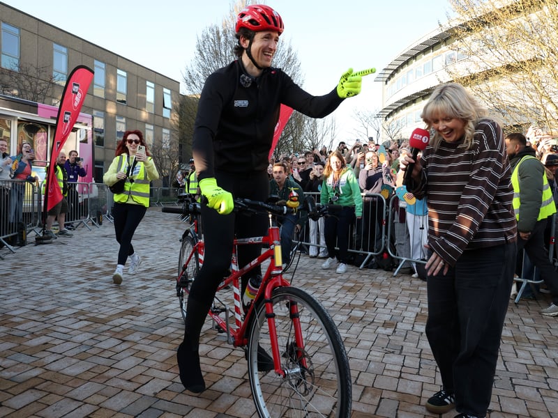 On Day 5, Greg cycled from Worksop to York.