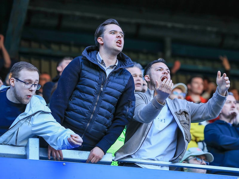 Fans vent their anger at full-time after the Blues' capitulation.