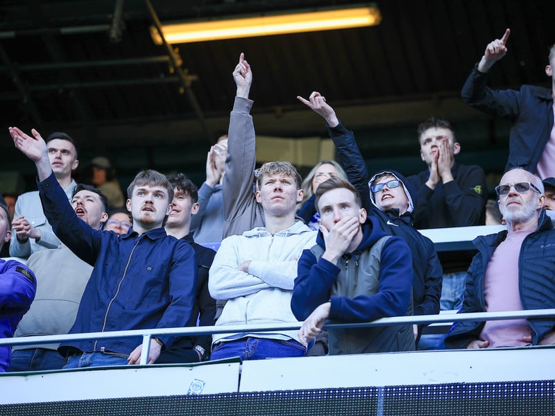 Fans vent their anger at full-time after the Blues' capitulation.