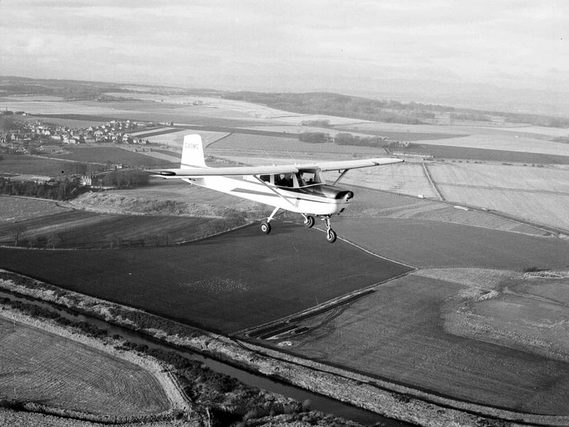 Lothians Flying Club at Turnhouse in December 1963.