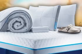 The Simba free bundle includes duvet, pillows, mattress protector and slippers worth up to £836