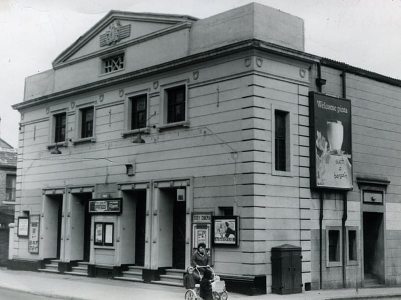 The Cosy cinema, on Queens Road, Halifax, which opened in 1914 and closed as a cinema in 1964